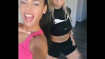 Micaela Caminiti and Apolonia Lapiedra doing porn for the first time