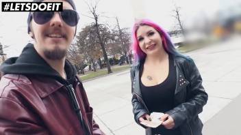 LETSDOEIT - Aviva Rocks & Jason Steel Big Tits Teen Goes For A Ride With The Van Around Berlin